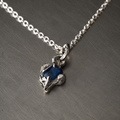 TINY SAPPHIRE NECKLACE