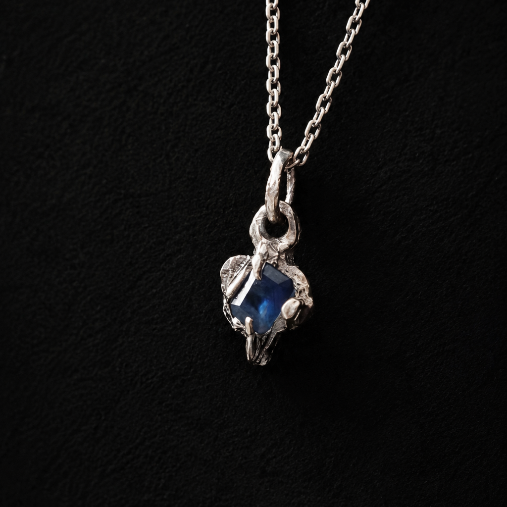 TINY SAPPHIRE NECKLACE