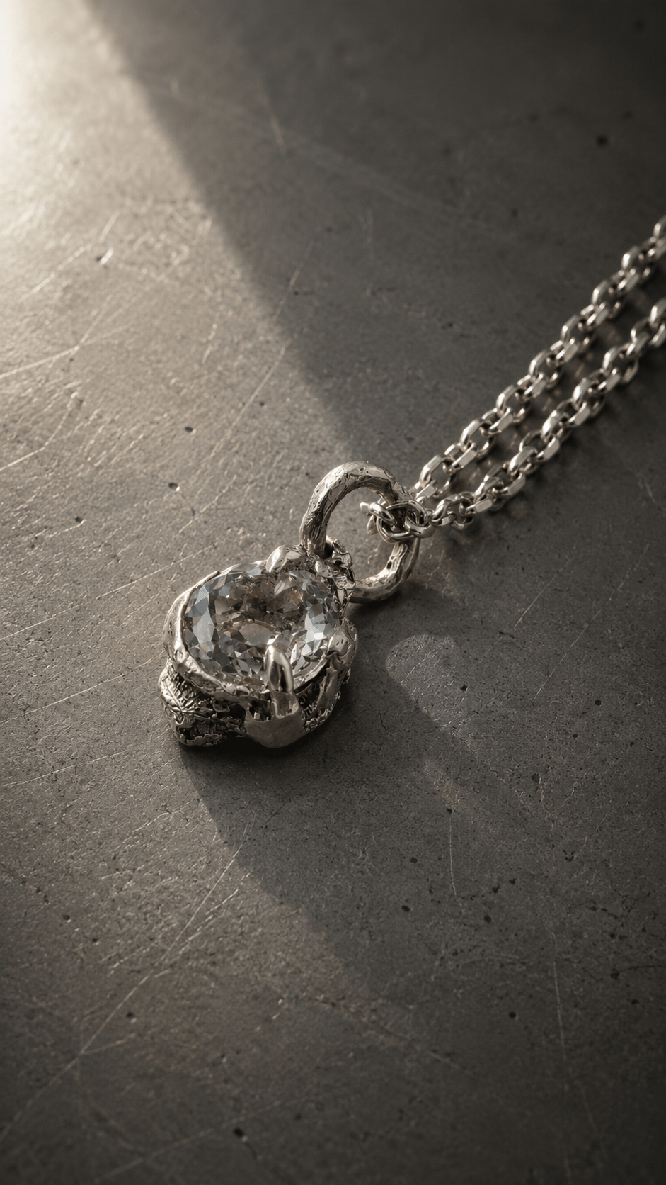 TINY TOPAZ NECKLACE