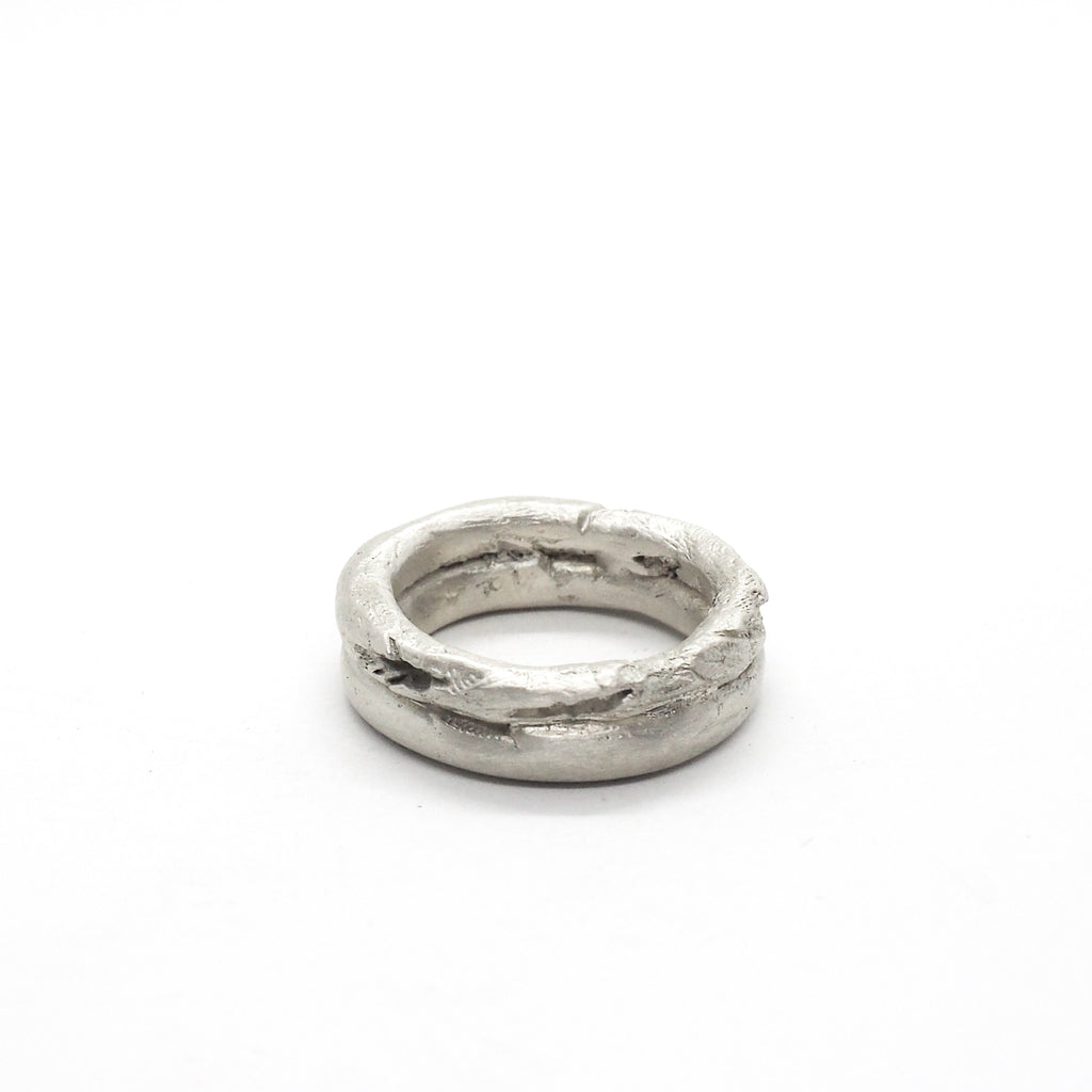 DOPPELTER TRAUMRING WEISS