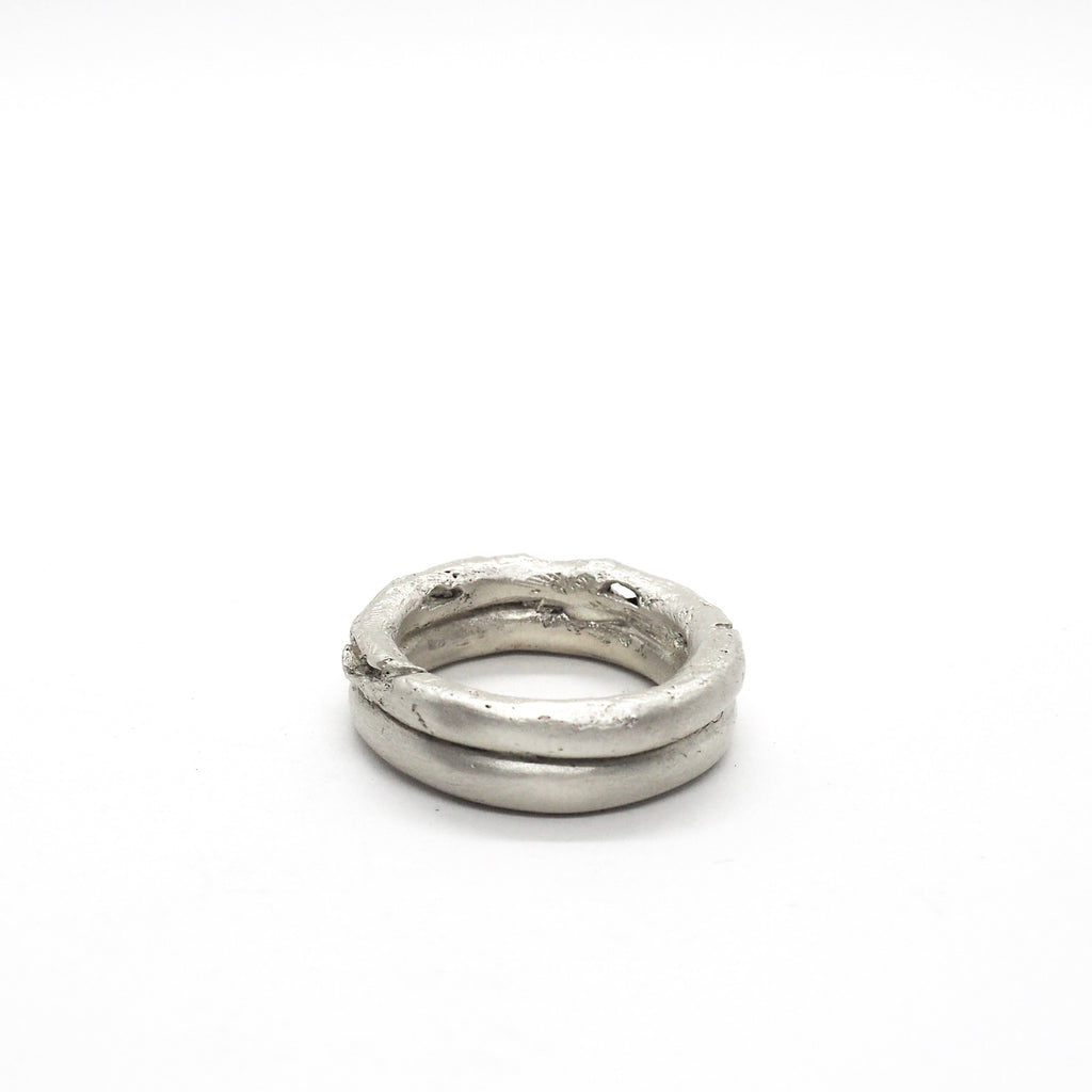 DOPPELTER TRAUMRING WEISS