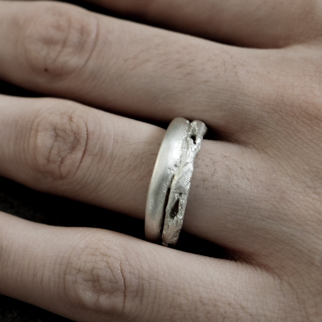 DOPPELTER TRAUMRING WEISS