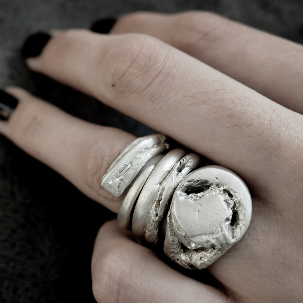 DOPPELTER TRAUMRING WEISS