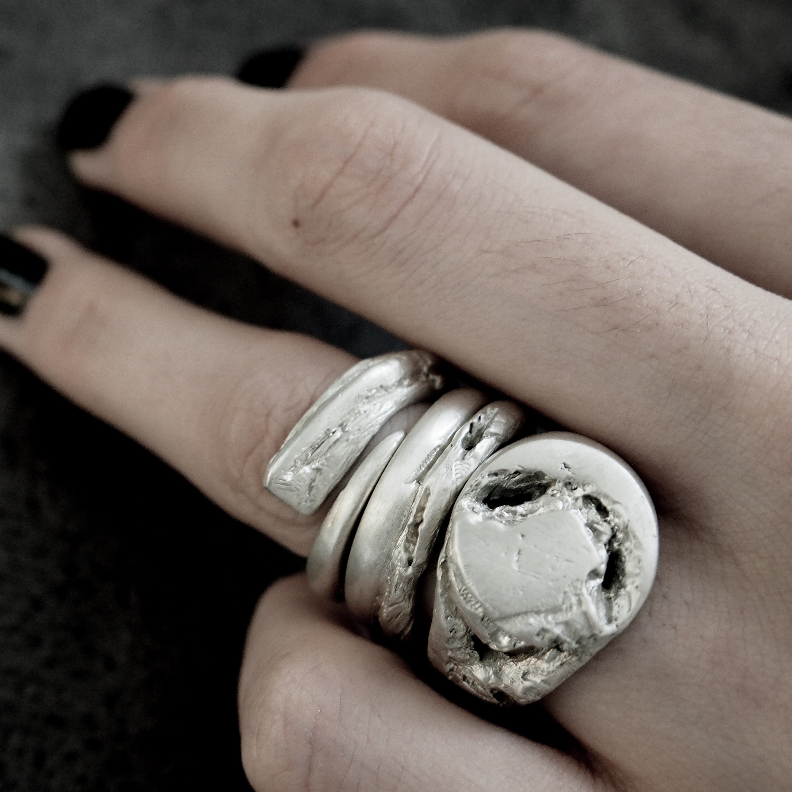 DOPPELTER TRAUMRING WEISS