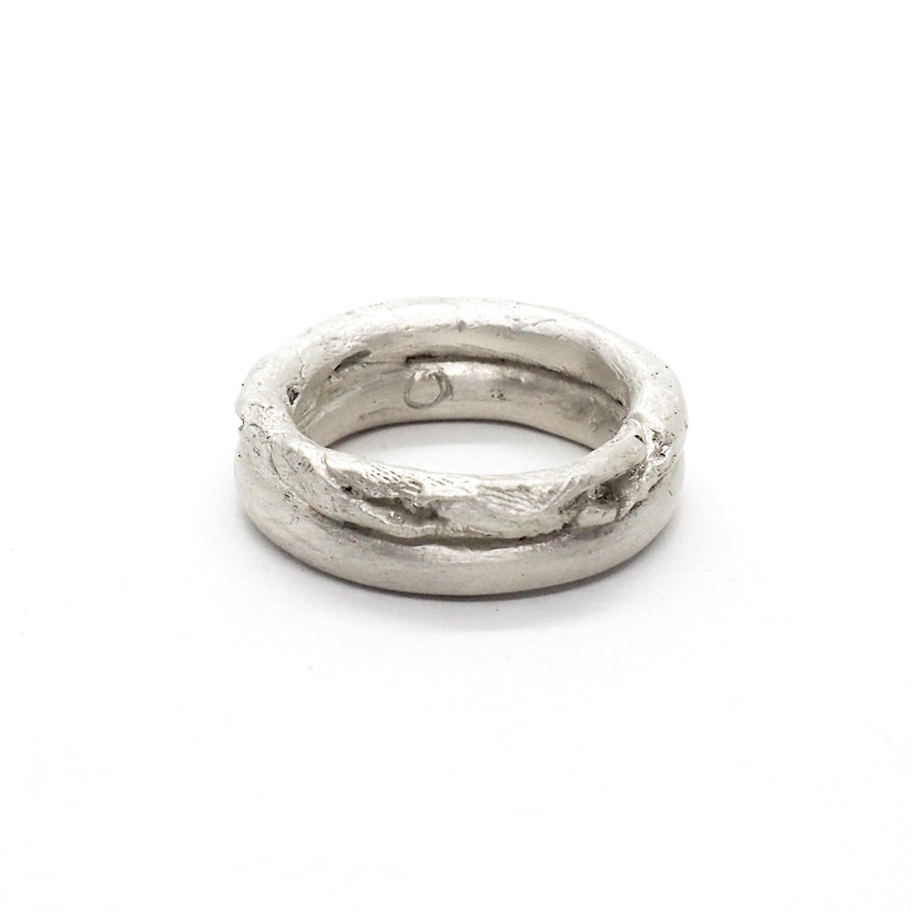 DOPPELTER TRAUMRING WEISS