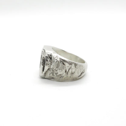 BROKEN CITIZEN SIGNET RING WHITE