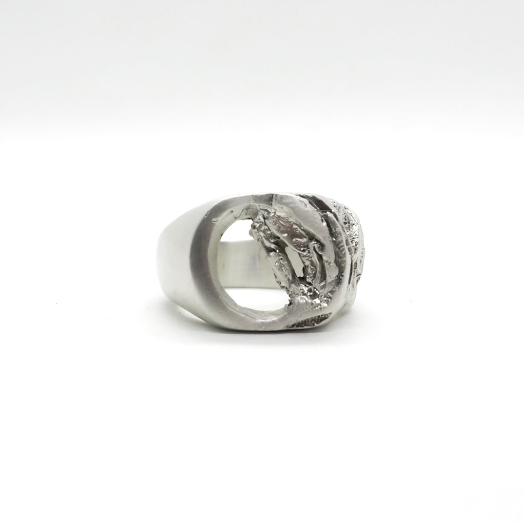 SIEGELRING BROKEN CITIZEN WEISS