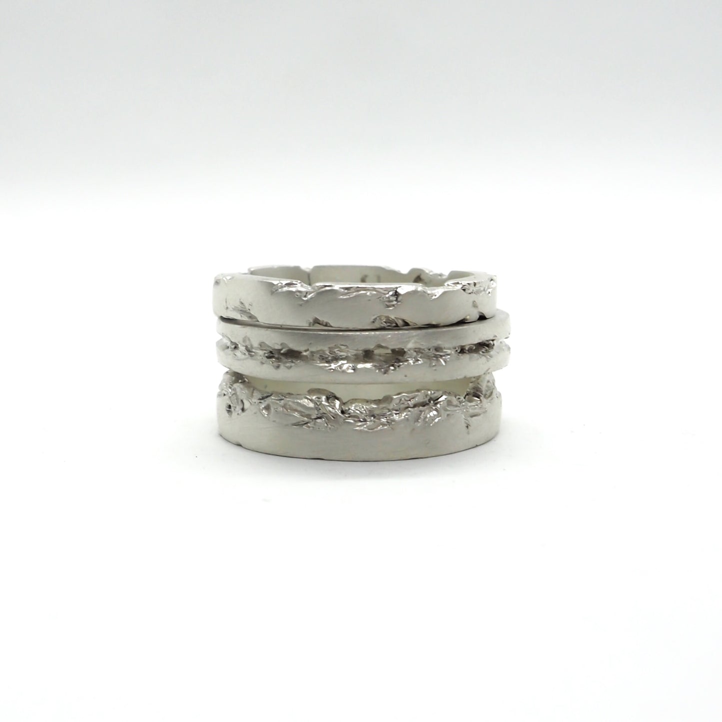 DREAM STACK RING WHITE