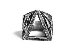 O-TRIANGLE SIGNET RING - OSS